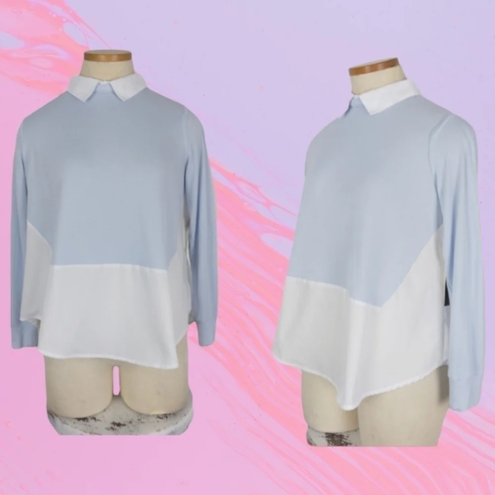 NWT French Connection Layered Look Sweater Top